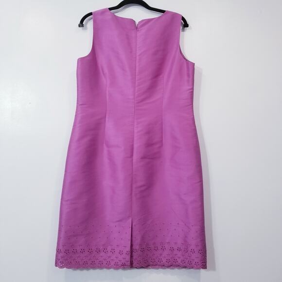 Bloomingdales 100% Silk Pink Blazer and Sheath Dress - Picture 4 of 14